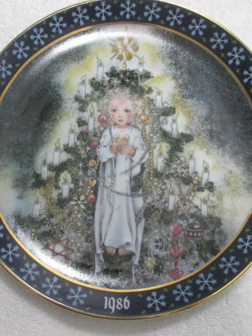 Sulamith Wulfing Christmas Plate 1986 The Christ Child
